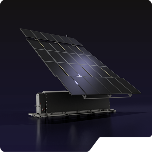 3D Render of a mobile solar panel construction by Creacar