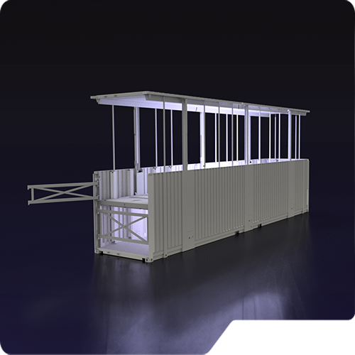 3D Render of a press container by Creacar