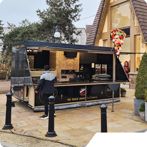 Food trailer constructed by Creacar
